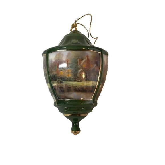 Thomas Kinkade Bradford Editions Heirloom Ornament Lite Cover Beyond Spring Gate - Picture 1 of 6